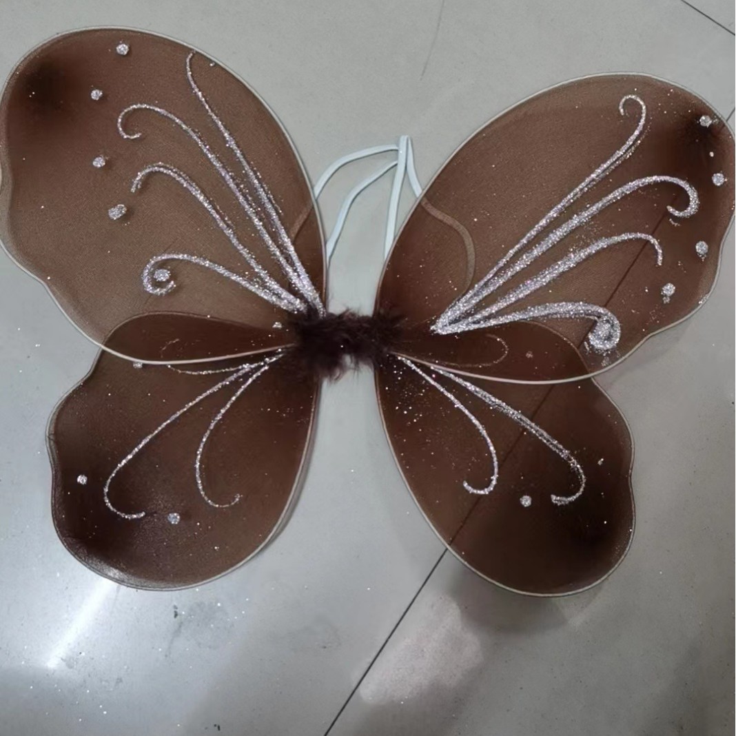 Alas de mariposa coloridas para niños, disfraz de actuación, accesorios para escenario