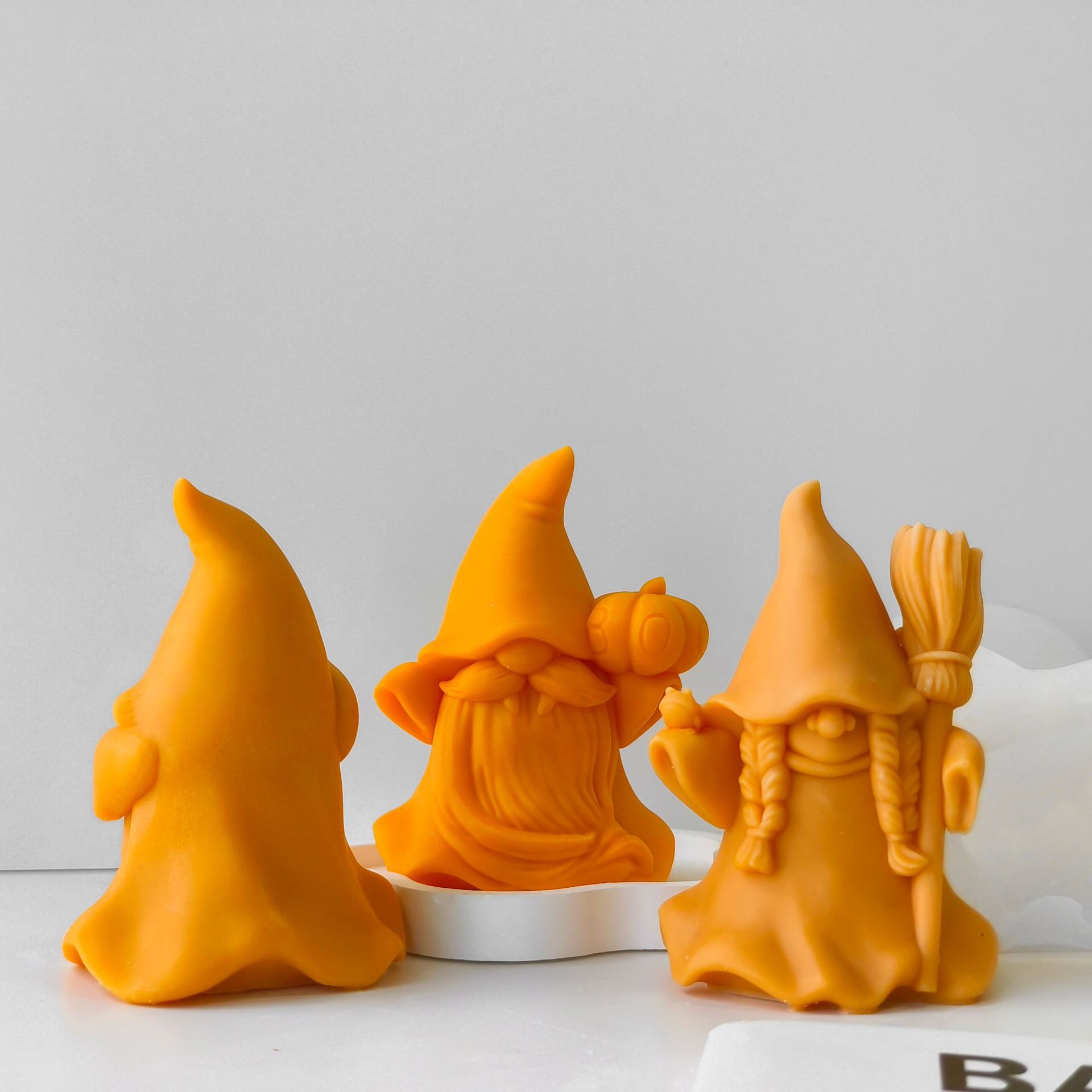 Amazon Halloween enano molde enano creativo resina decoración DIY aromaterapia vela yeso