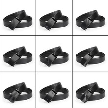 男士皮带跨境光板休闲裤地摊货源青年中年韩版自动扣皮带仿皮铁扣