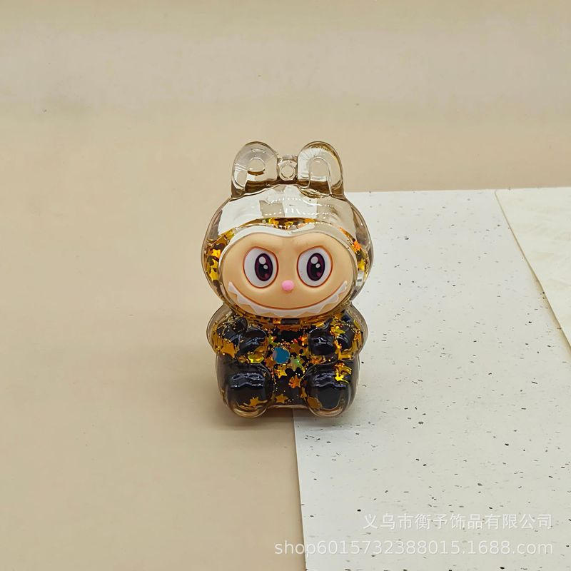亚克力入油创意流沙摆件拉布布爆闪流沙瓶批发钥匙扣挂件配饰批发|undefined