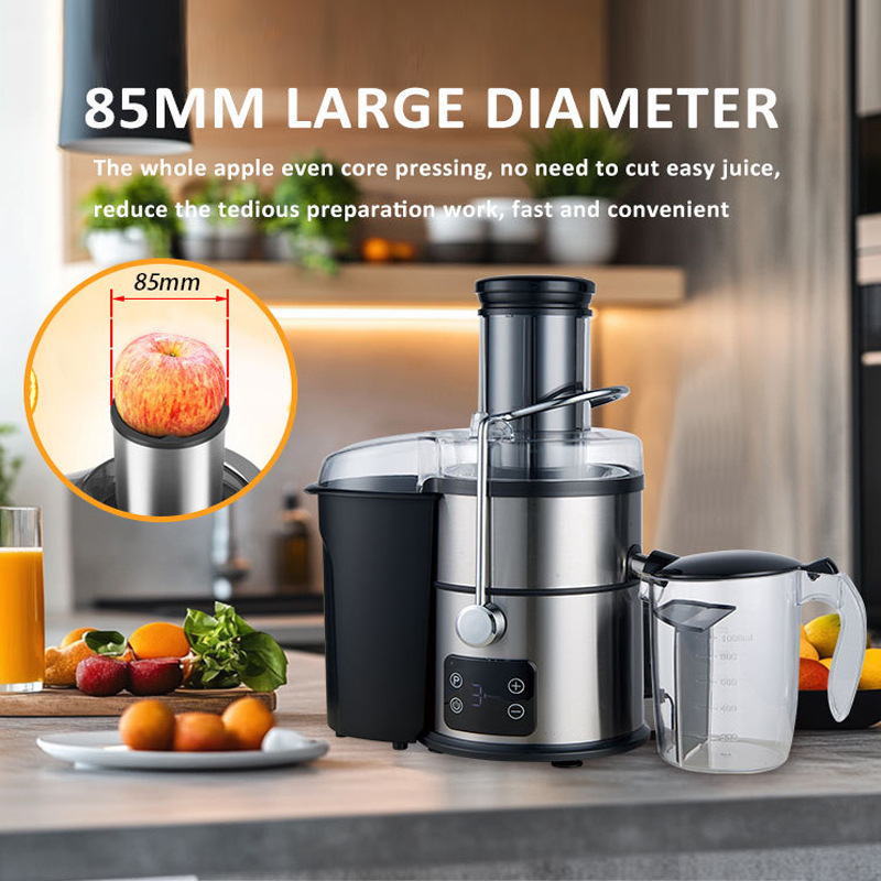 pantalla táctil doméstica exprimidor multifuncional de jugo de frutas y verduras separación de residuos de jugo de frutas y verduras máquina de jugo de frutas que rompe paredes Juicer