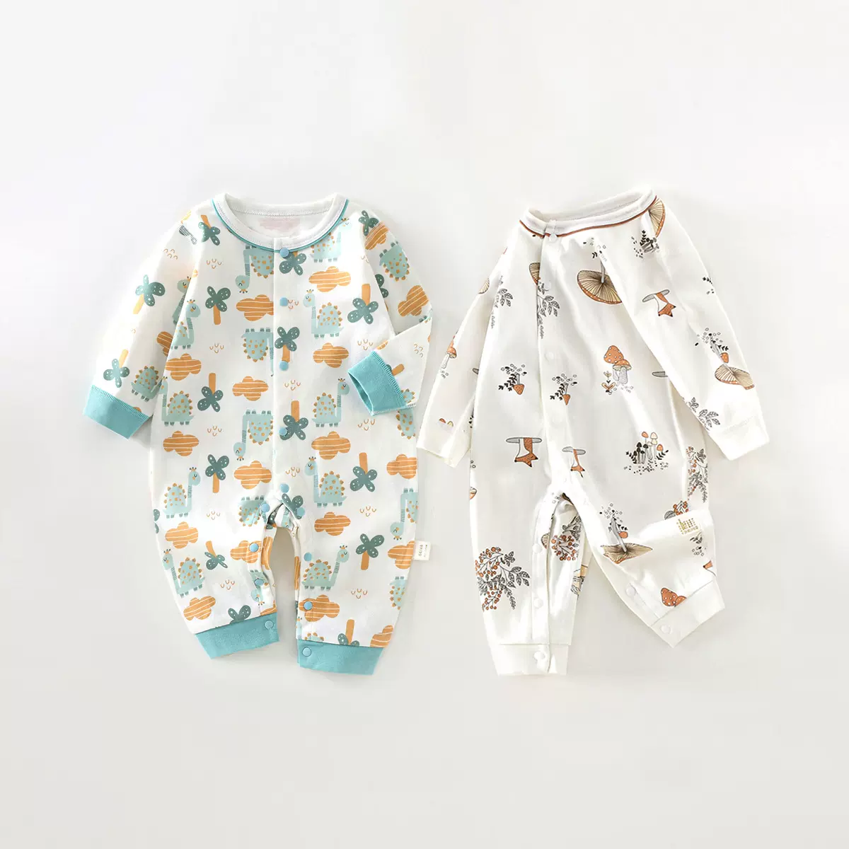 新生儿连体衣纯棉a类春秋内衣男女宝宝哈衣爬服睡衣无骨婴儿衣服