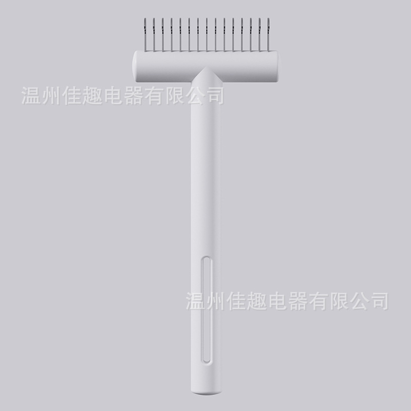 흰색 긴 손잡이 오픈 빗 opp