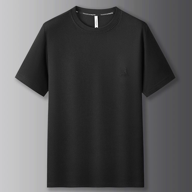 Fat Brother 2024 Осенняя и зимняя футболка с короткими рукавами с круглым вырезом