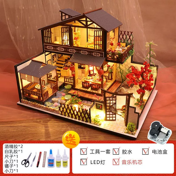 Linqiguju + Tool glue + Lamp + Music