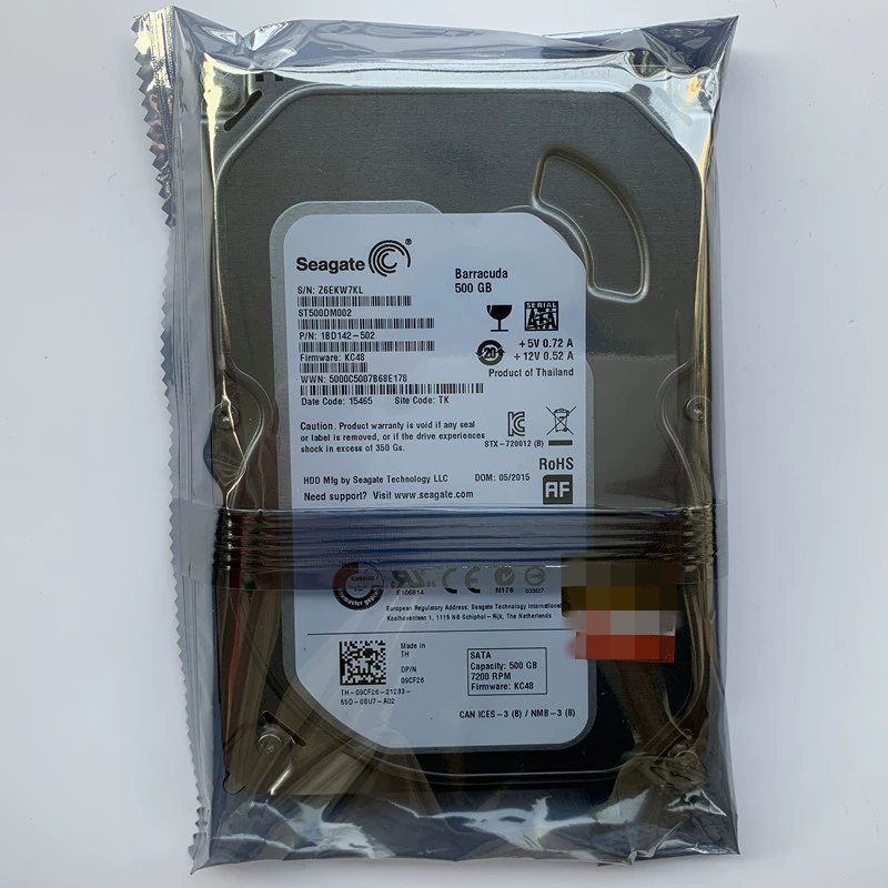Новый ST500DM002 однодисковый 3.5" 500Г настольный жёсткий диск для компьютера, для видеонаблюдения