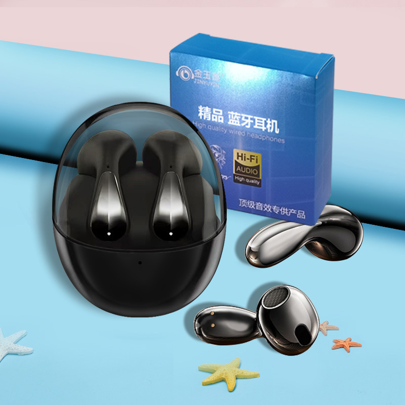 Bluetooth ヘッドセット TWS スペースカプセル シアター サウンド エフェクト ステレオ インイヤー バイノーラル ワイヤレス 透明 カプセル ミニ コンパクト|undefined