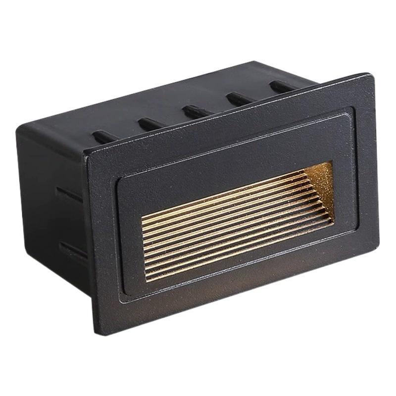 Светодиодный Встроенный ножной светильник угловой светильник Открытый водонепроницаемый 86 Тип человеческого тела индукционный шаг дорожка лестница