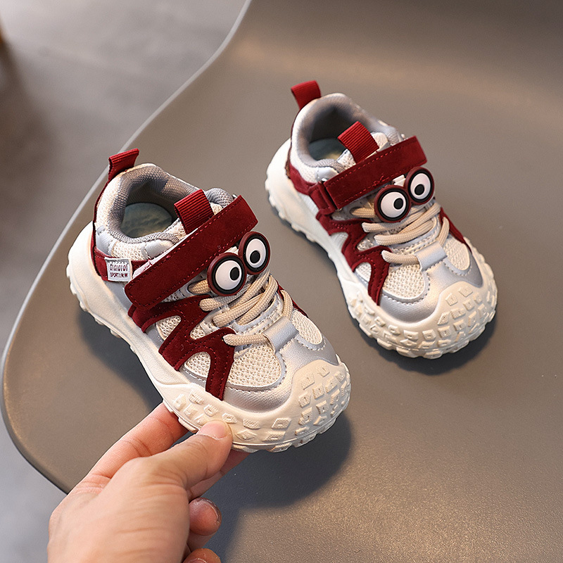Baskets épaisses pour enfants avec doublure polaire - Chaussures unisexes chaudes et confortables pour tout-petits, idéales pour la course et les loisirs_voghion.com
