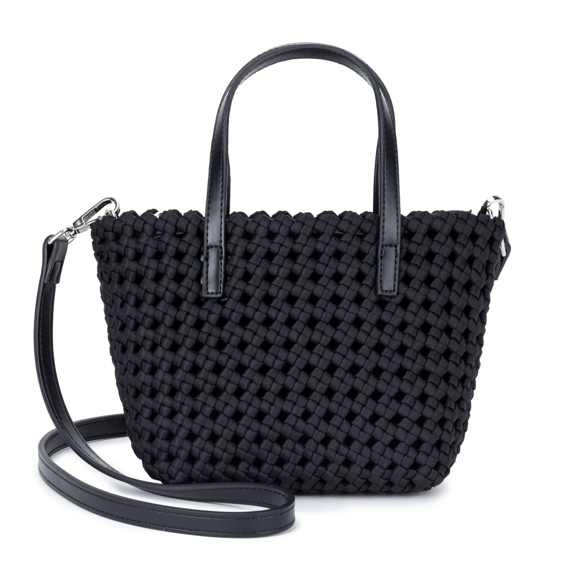Borsa a cestino intrecciata fatta a mano con verdure, borsa a mano in nylon da donna 2024, borsa a tracolla in pelle di alta qualità per pendolari_voghion.com