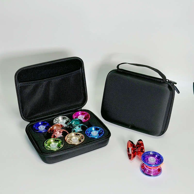 Bolsa de almacenamiento de bolas de yoyo multifuncional de 1-12 orificios Bolsa de bolas de amortiguación de vibraciones de punto Caja de almacenamiento de EVA Caja de colección portátil