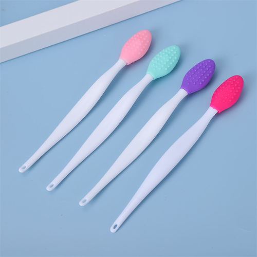 Silicone nose brush blackhead brush nose brush double-sided lip face cleaning brush nose silicone cleaning nose brush