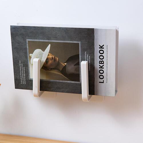 No-punch L-shaped hanger, no-nail bathroom cabinet storage rack, kitchen paper towel holder, roll paper storage rack