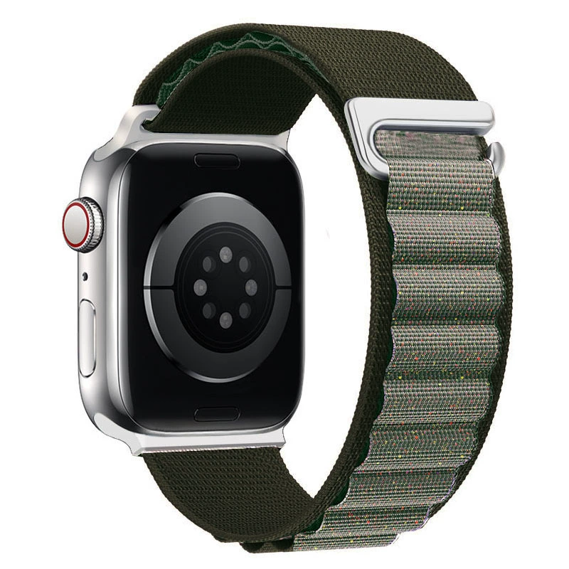 Apple, нейлоновый ремешок для часов, "Mountain cloud" чай, 49 мм