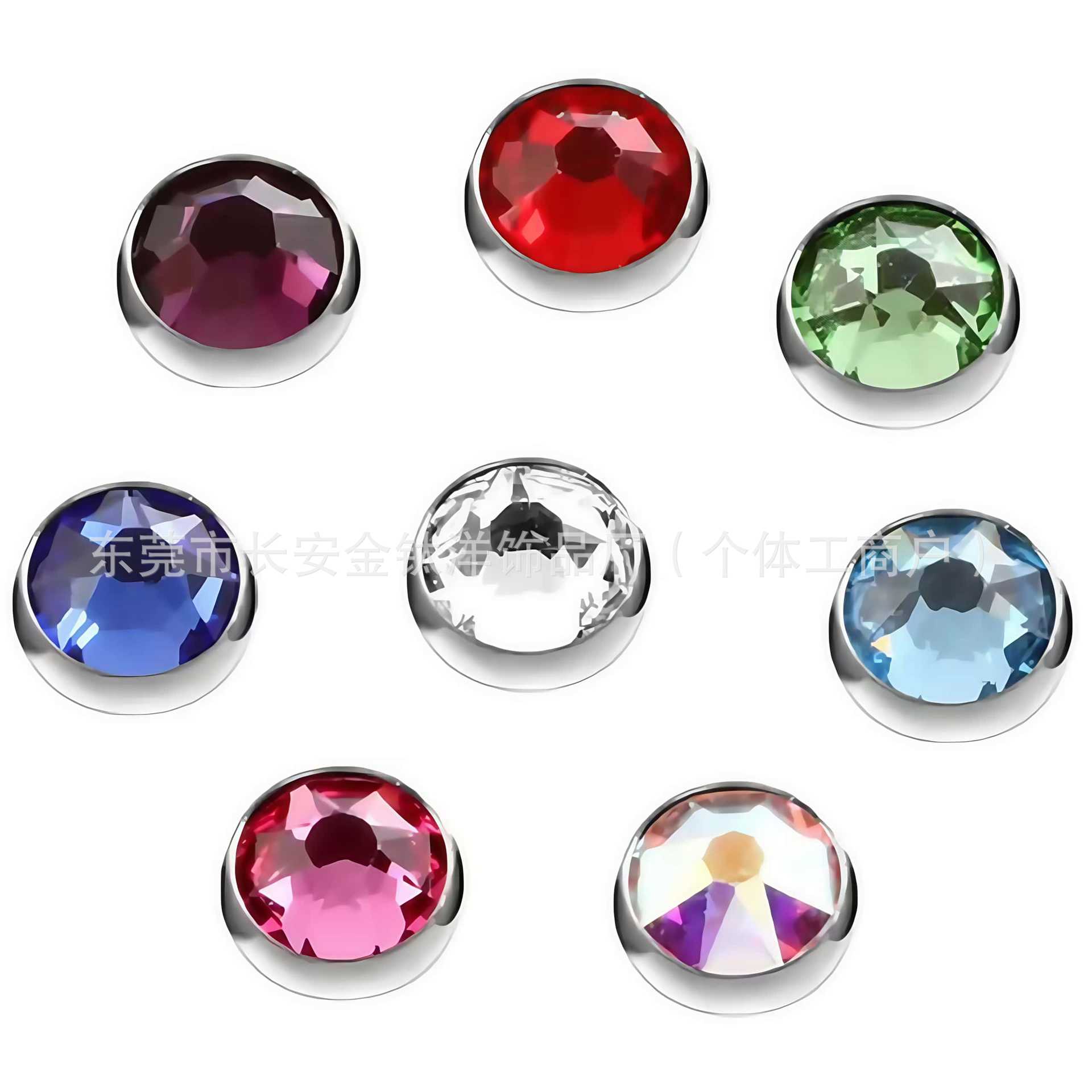 Labret piercing jewelry detail image