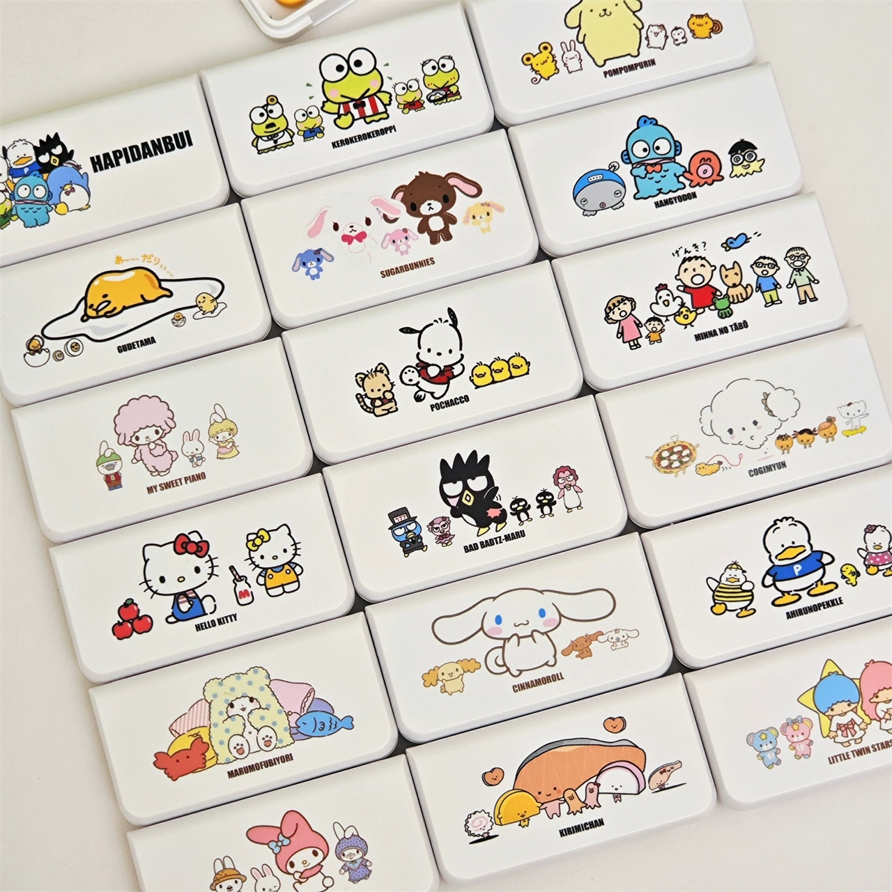 Sanrio, small handheld container, storage box for traveling