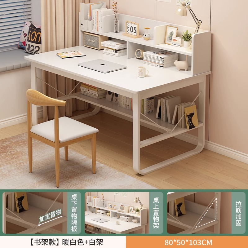 Mesa de estudio de estudiantes en el hogar simple dormitorio moderno con cajones escritorio de computadora simple escritorio de oficina escritorio de trabajo