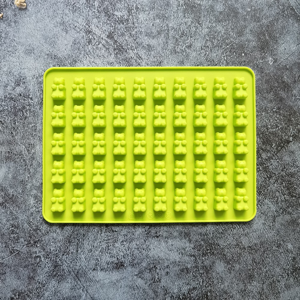 50 Lian Bear Chocolate 300 Molde de silicona Pudín Molde de postre Decoración de pasteles Utensilios para hornear de cocina