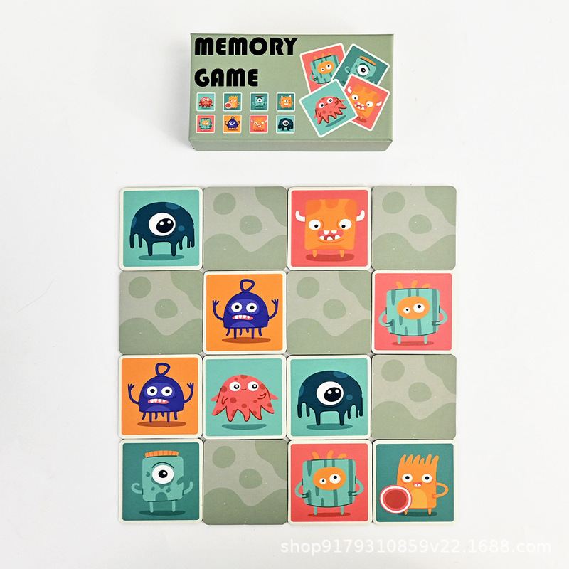 疯狂对对碰卡片益智思维训练玩具亲子互动桌游纸牌 Memory Game|undefined