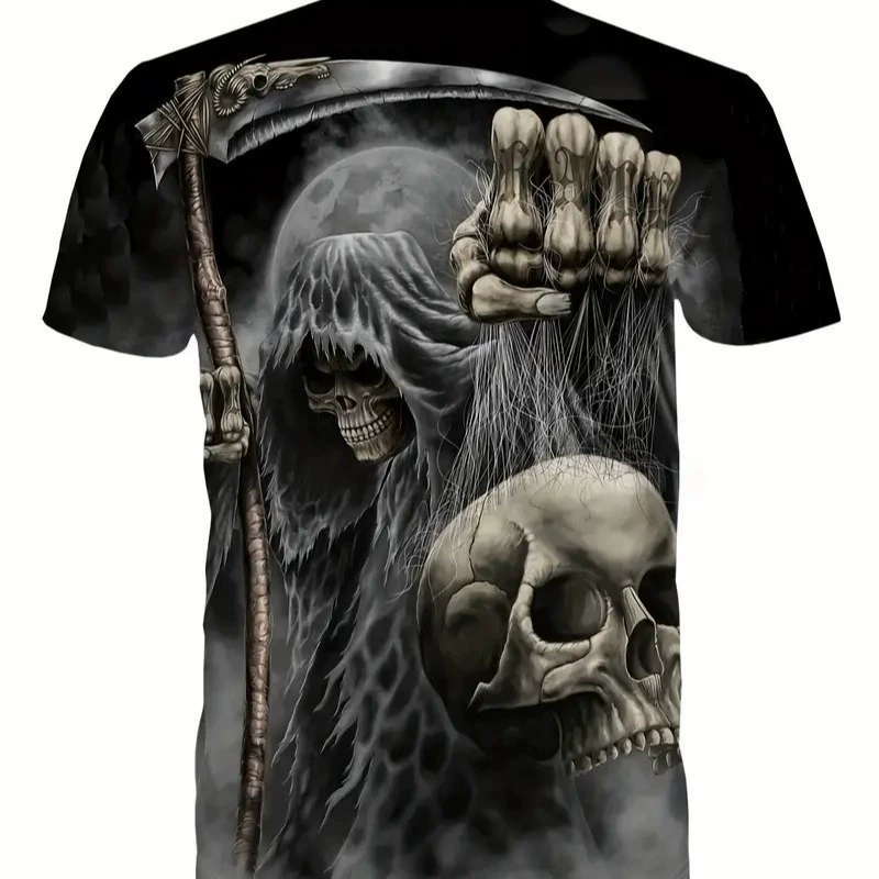(Перекрестная торговля), футболка с коротким рукавом для отдыха, Aliexpress, Amazon, 3D, с коротким рукавом