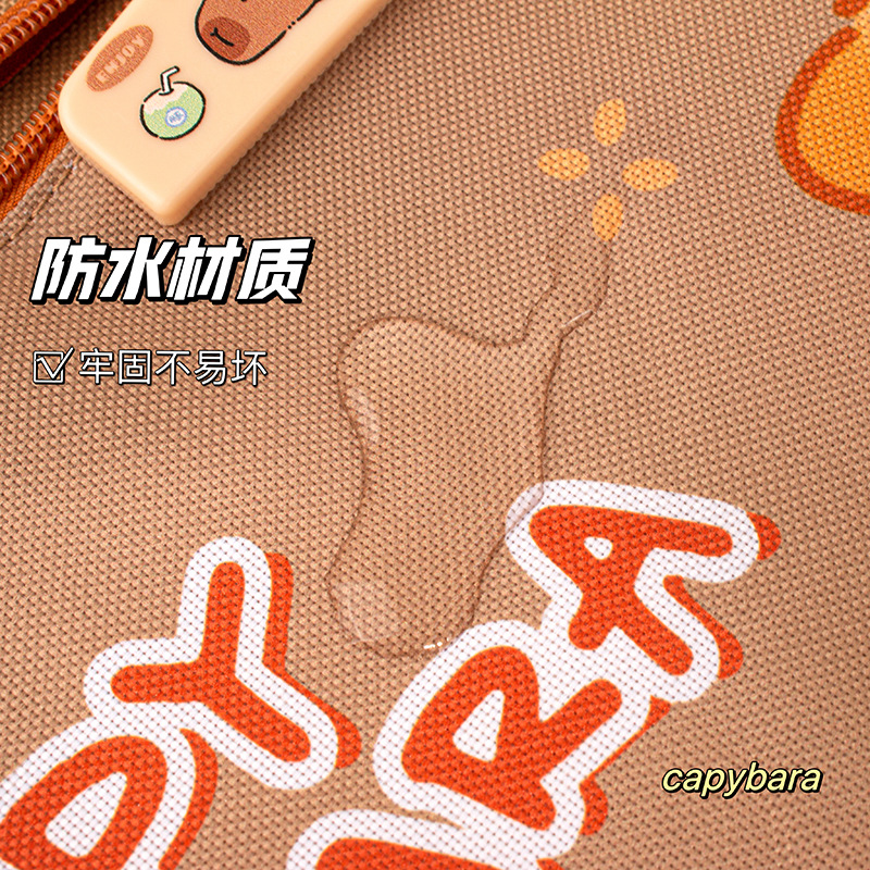 Bolsa de lectura de libros horizontales bolsas de lectura de estudiantes de primaria y secundaria bolsas de mano lienzo impermeable bolsa de archivo de gran capacidad