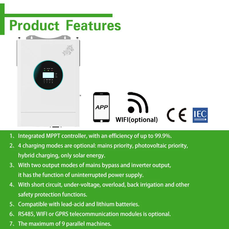Photovoltaic controller solar-powered, 2 years, 230v