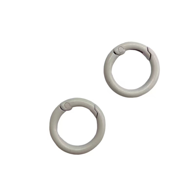 Accesorios de joyería de bricolaje anillo de resorte de color de aleación de zinc anillo de conexión anillo de libro de cupón de tarjeta en stock venta directa de fábrica al por mayor image 4