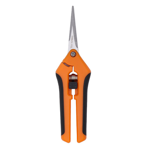 Manufacturer wholesale stainless steel garden pruning scissors, grape picking scissors, fruit and vegetable picking scissors, straight head gardening scissors
