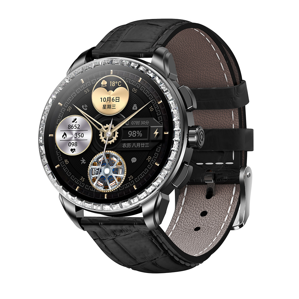 Modelo privado nuevo Patriot M8 reloj inteligente extraordinario anillo Maestro de diamantes incrustado Luz de lujo de gama alta reloj de mujer