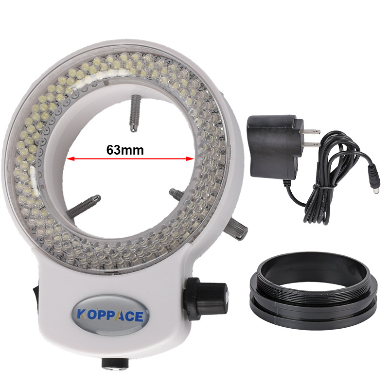 厂家销售立体显微镜LED光源144颗灯珠亮度可调光学显微镜光源高亮