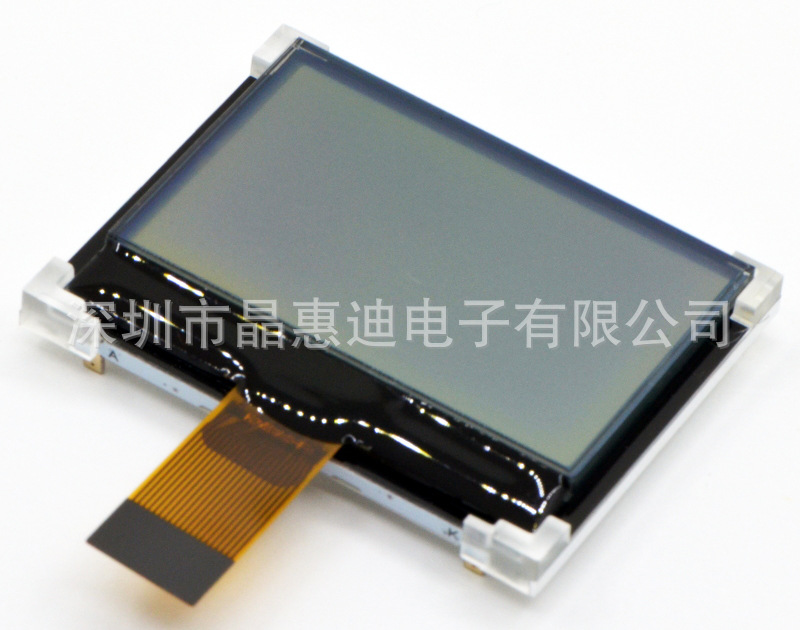 1.8�絥ɫ����Һ���� �ֱ���128X64 ���� FSTN �׵׺�����ʾ��