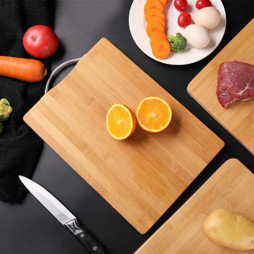 Directly sold from the source kitchen cutting board large thickened bamboo cutting board solid wood knife board inner handle cutting board bamboo wood cutting board