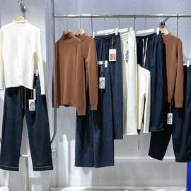 25冬SMS/高品质裤子羊毛衫实体直播拿货撤柜品牌折扣女装尾款清货