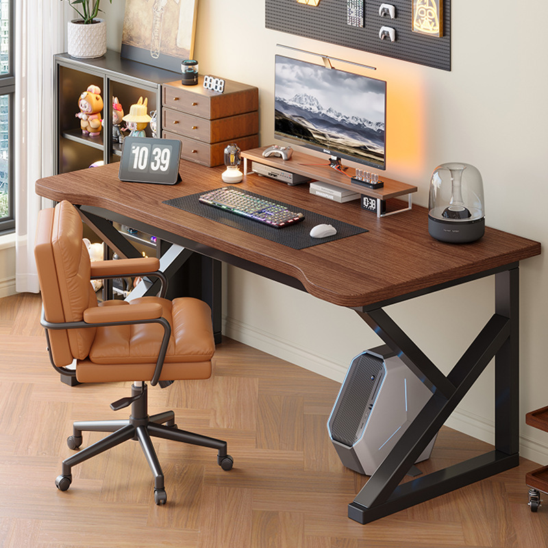 Computer Desk Desktop Home Office Desk Simple E-Sports Table and Chair Combination Bedroom Desk Rectangular Table Workbench