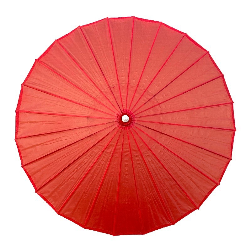 Red oil paper umbrella rainproof sunshade wedding wedding event layout decorative umbrella Hanfu cheongsam photo prop umbrella 5