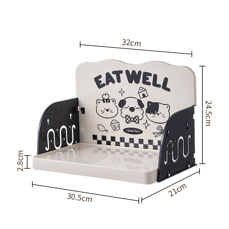 Plato de comedor para mascotas, mesa de comedor para gatos, mesa de comedor para perros pequeños y medianos, estante ajustable para mascotas, artículos para mascotas