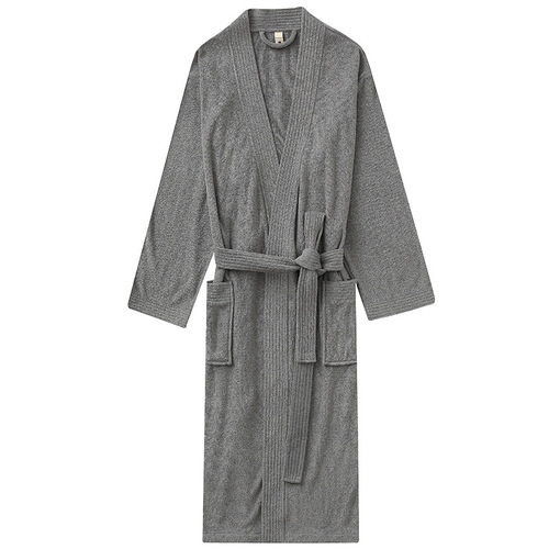 Couple's terry bathrobe star hotel beauty salon same style steaming suit acupuncture men's large size bathrobe women's