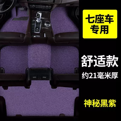 Ayaqaltılar (Kovriklər): pad 7 seven-seat BAIC car - beihai-weiwang-m20-seven-seats-comfortable-model-mysterious-black-and-purple-about-21-mm-thick