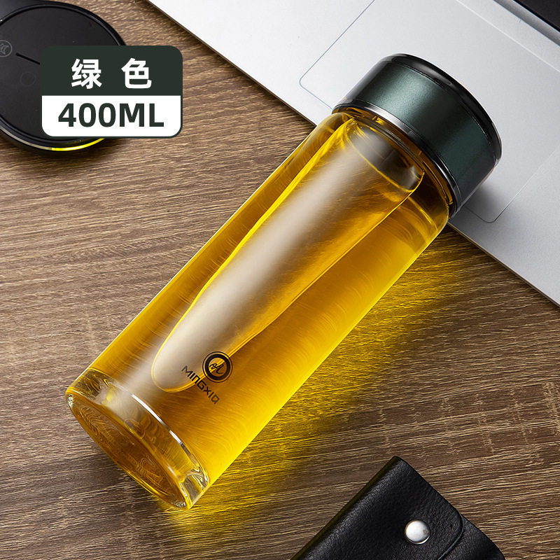 Mingxia 単層ガラス高ホウケイ酸透明家庭用車の水カップギフトカップ卸売カスタム印刷|undefined