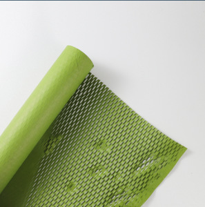 Papel de regalo de nido de abeja, papel de regalo acolchado con rejilla colorida, papel kraft de nido de abeja, venta al por mayor.