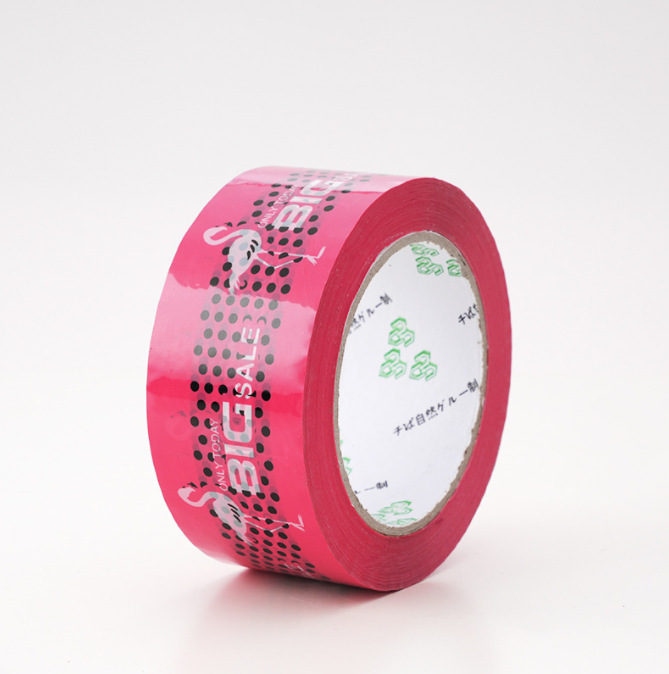 Thankyou cinta adhesiva de embalaje rosa, sello de red, cinta de sellado, cinta de impresión de dibujos animados, fabricante al por mayor