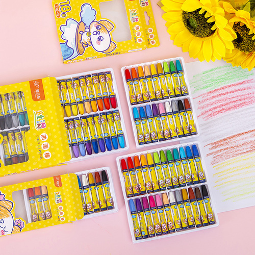 12 colors 18 colors 24 colors 36 colors oil pastels cartoon primary school students stationery prizes art graffiti painting crayons wholesale