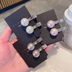 ミニの精巧な真珠の小さい対はアヒルの口の挟みを挟みます。