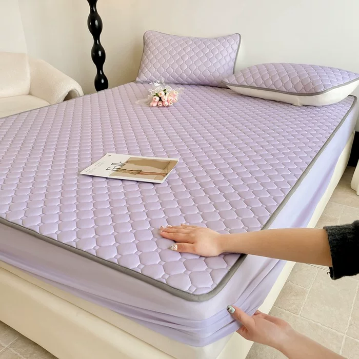 Mat, set, summer silk sheet for students, 3 piece set