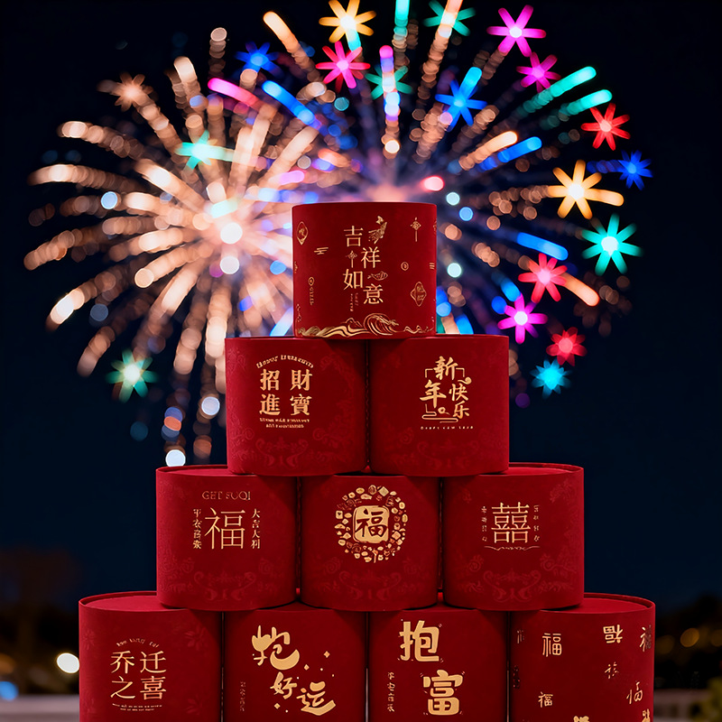 Cubo de abrazos de Año Nuevo, cubo de la fortuna redondo, cubo para arreglos florales, cubo de la prosperidad, flores de Año Nuevo, kit de material para flores artificiales, cubo de la fortuna vacío, venta al por mayor.