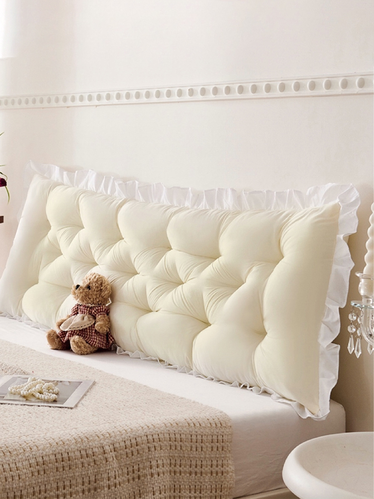 Bedside Pillow Student Dormitory Anti-Collision and Heightening Pillow Bedroom Bed Waist Protector Large Backrest Tatami Soft Bag