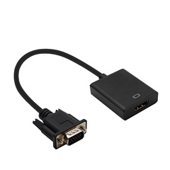 vga to hdmi converter with audio laptop monitor 1080p60Hz high definition video adapter cable