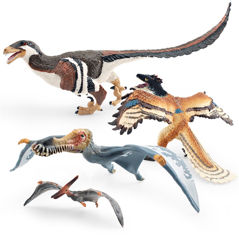 Transfronterizo simulación dinosaurio Jurásico modelo pequeño antepasado pájaro antiguo magia pterosaurus dinosaurio escritorio estática decoración adornos
