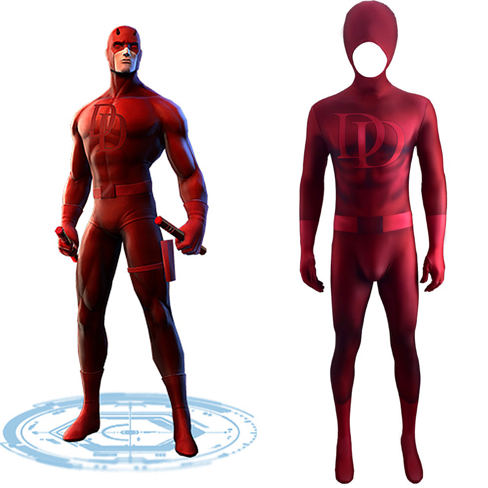 Daredevil Clothes Daredevil Cosplay Jumpsuit Halloween Cos Performance Costume Stage Costume