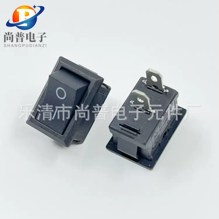 厂家供应两脚三脚21*15电源单路翘板开关 船形开关KCD1-201